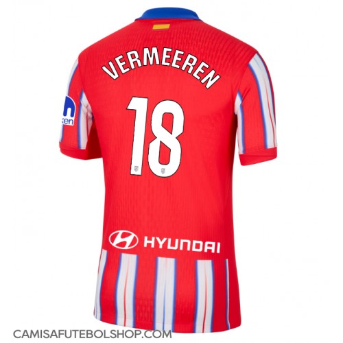 Camisa de time de futebol Atletico Madrid Arthur Vermeeren #18 Replicas 1º Equipamento 2024-25 Manga Curta